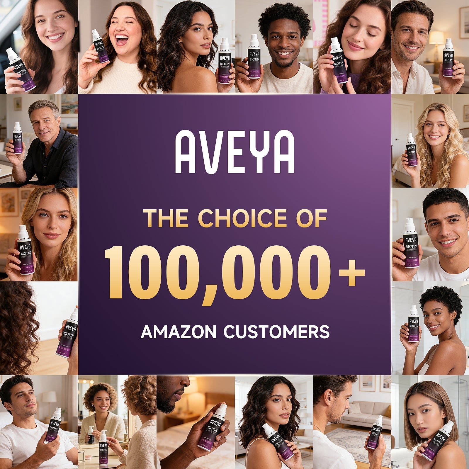 AVEYA Hair Growth Spray-Prevent Hair Thinning & Hair Loss – 60ml - Beauty World