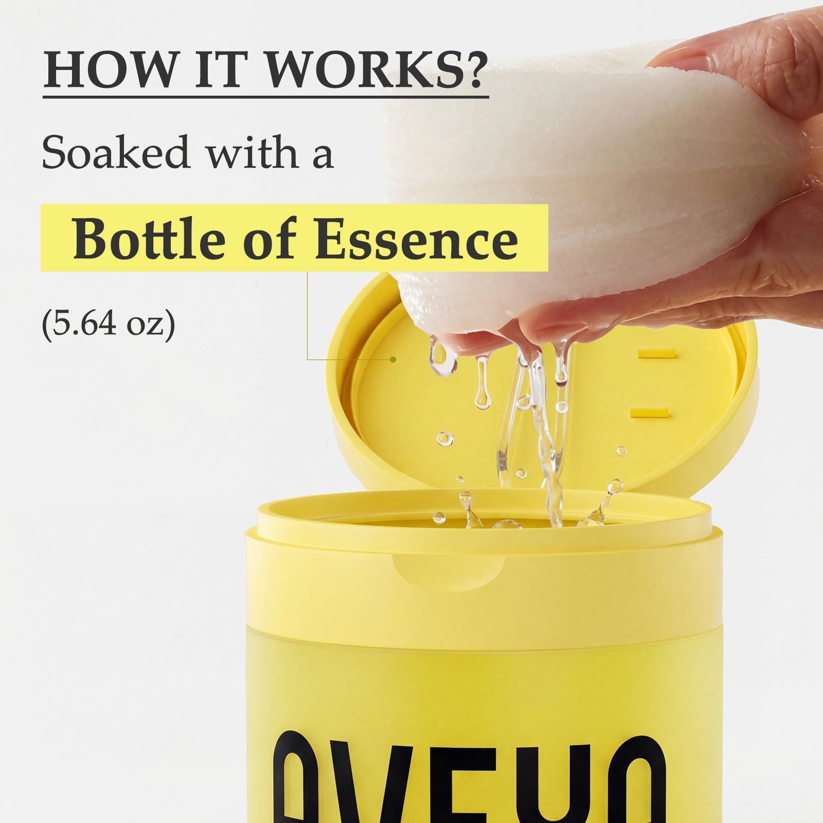 AVEYA Snail Mucin Toner Pads with Collagen & Niacinamide - 100 Count - Beauty World