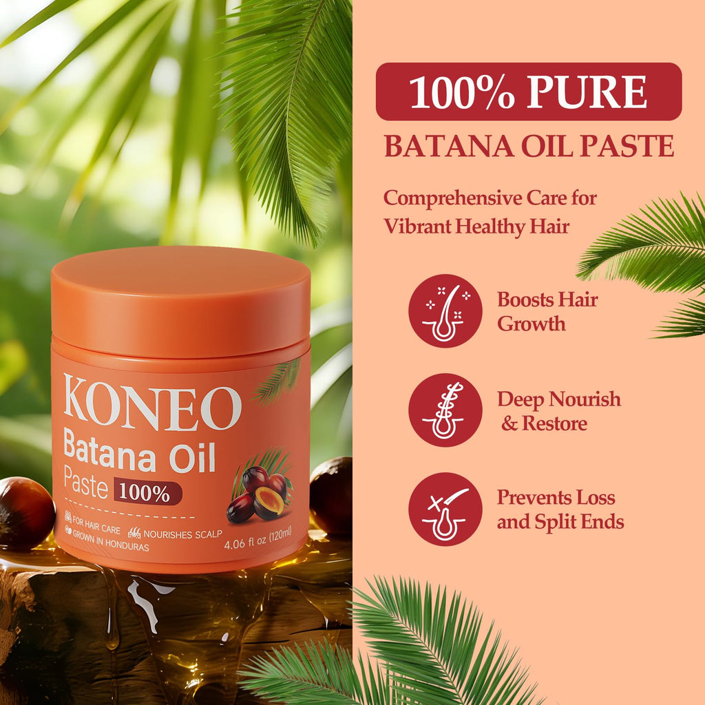KONEO Hair Growth Cream for 100% Pure Batana Oil